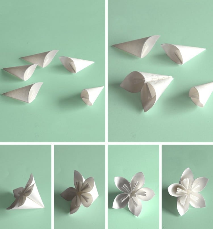 origami-facile-fleur-origiami-Kisidama-assemblage-pétales