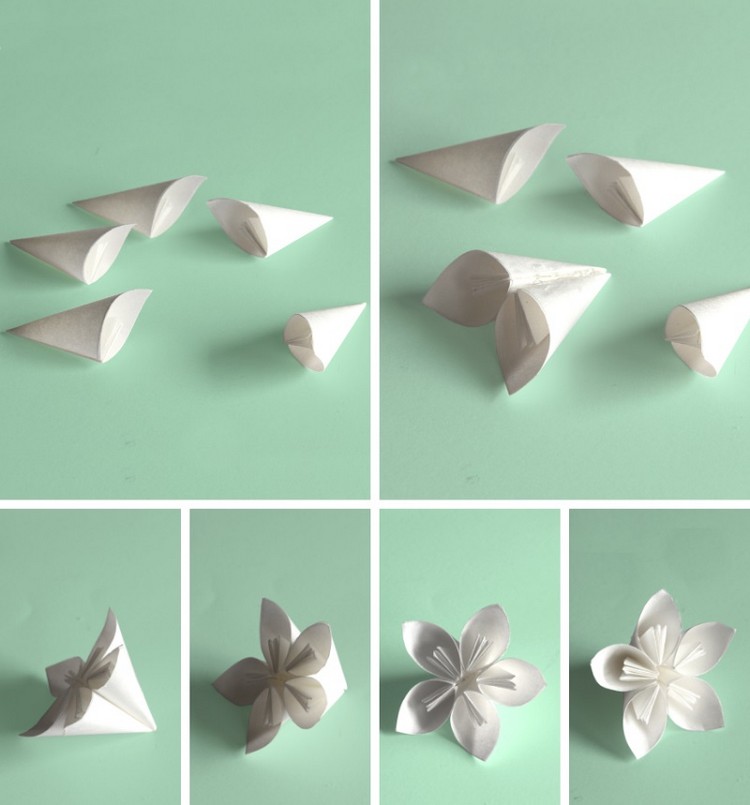 Fleur origami facile : 7 idées de pliage fleur original en pas-à-pas (2022)