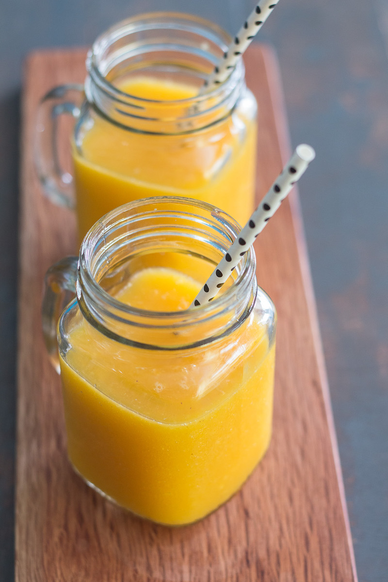 recette smoothie detox-sain-orange-mangue