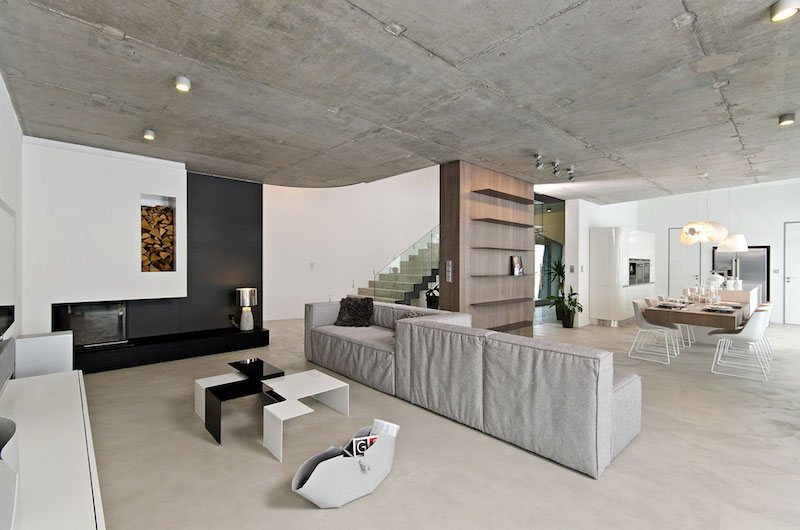 sol béton ciré plafond-ciment-brut-maison-architecte-ooox