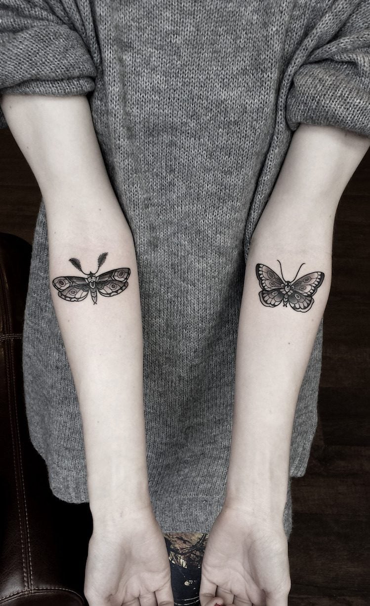 tatouage-papillon-femme-avant-bras