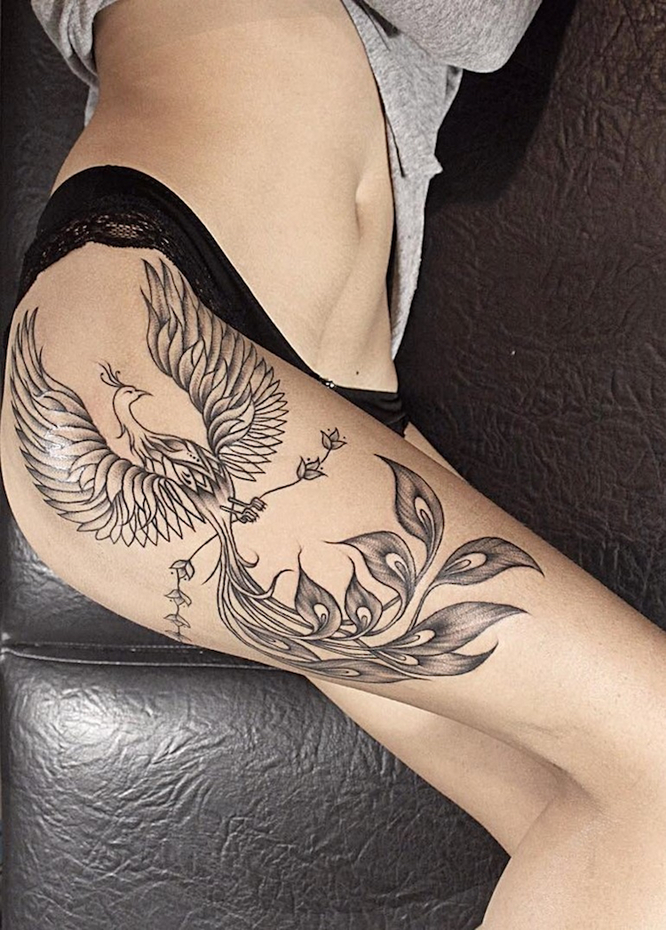 tatouage-phoenix-femme-phoenix-cuisse
