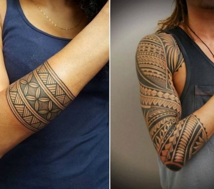 tatouage-polynésien-idées-hommes-femmes