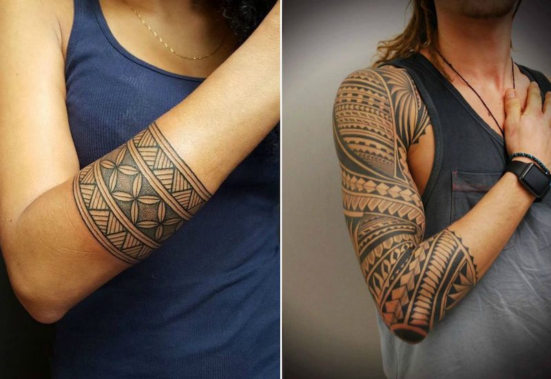 tatouage polynésien - idées-hommes-femmes
