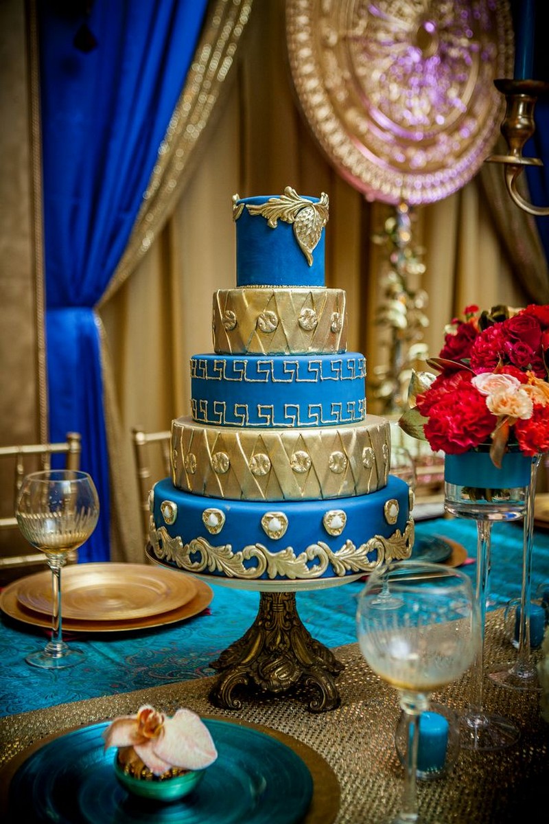 thème-mariage-gâteau-style-égyptien