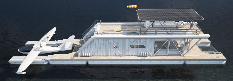bateau maison projet-écologique-hydravion