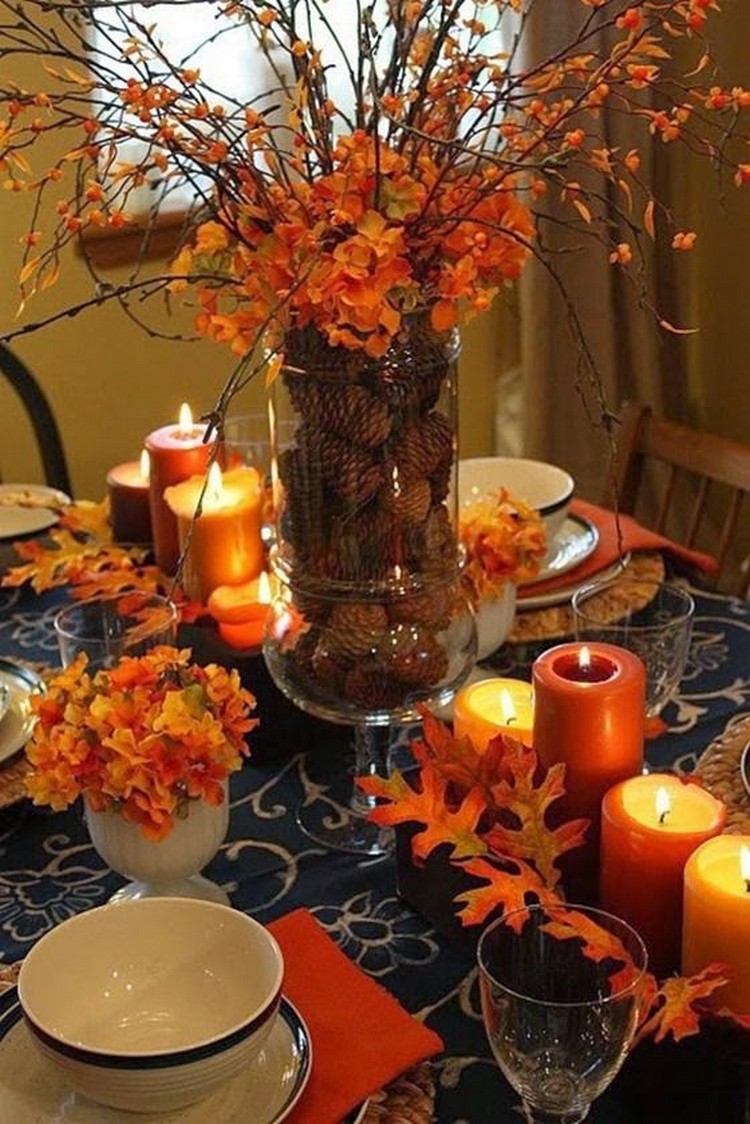 bricolage-enfants-automne-déco-table