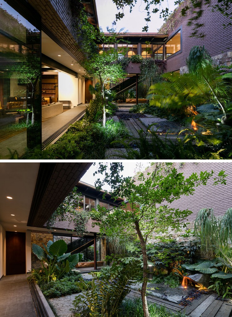 jardin d'intérieur contemporain-design