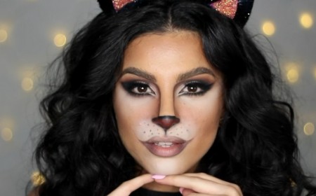 maquillage-chat-femme-sexy-fête-Halloween