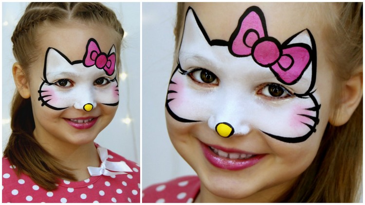 maquillage-chat-halloween-enfant-Hello-Kitty