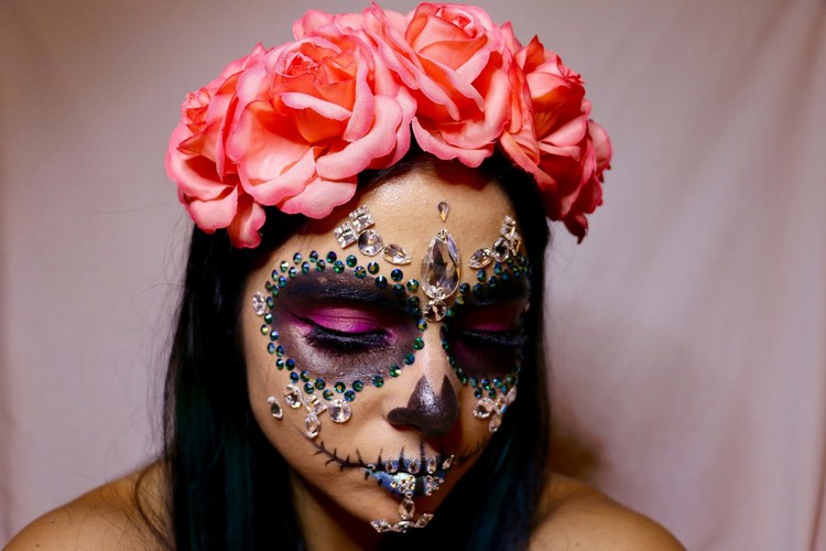 Maquillage tête de mort mexicaine: parce qu'on l'adore!