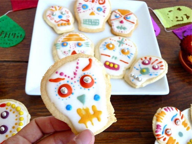 maquillage-tête-mort-mexicaine-cookies