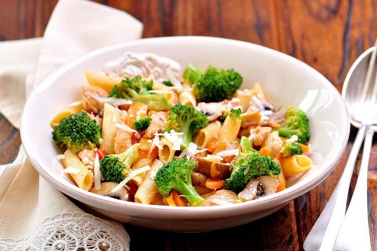 recette-brocoli-au-poulet-champignons