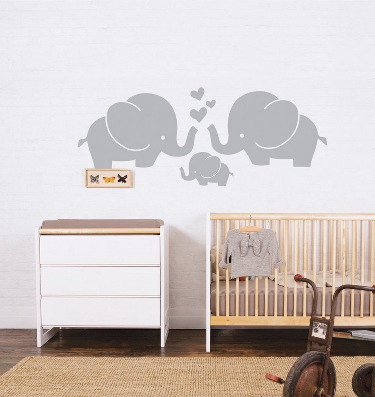 stickers-chambre-bébé-disney-déco-éléphant