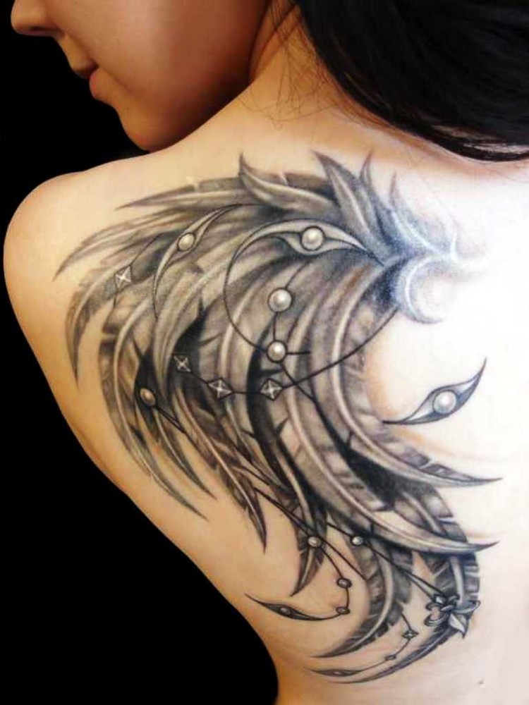 tatouage-ange-ailes-black-grey