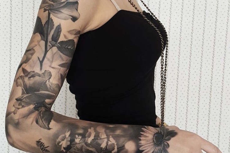 Tatouage bras femme - nos coups de cœur pour votre tatouage manchette