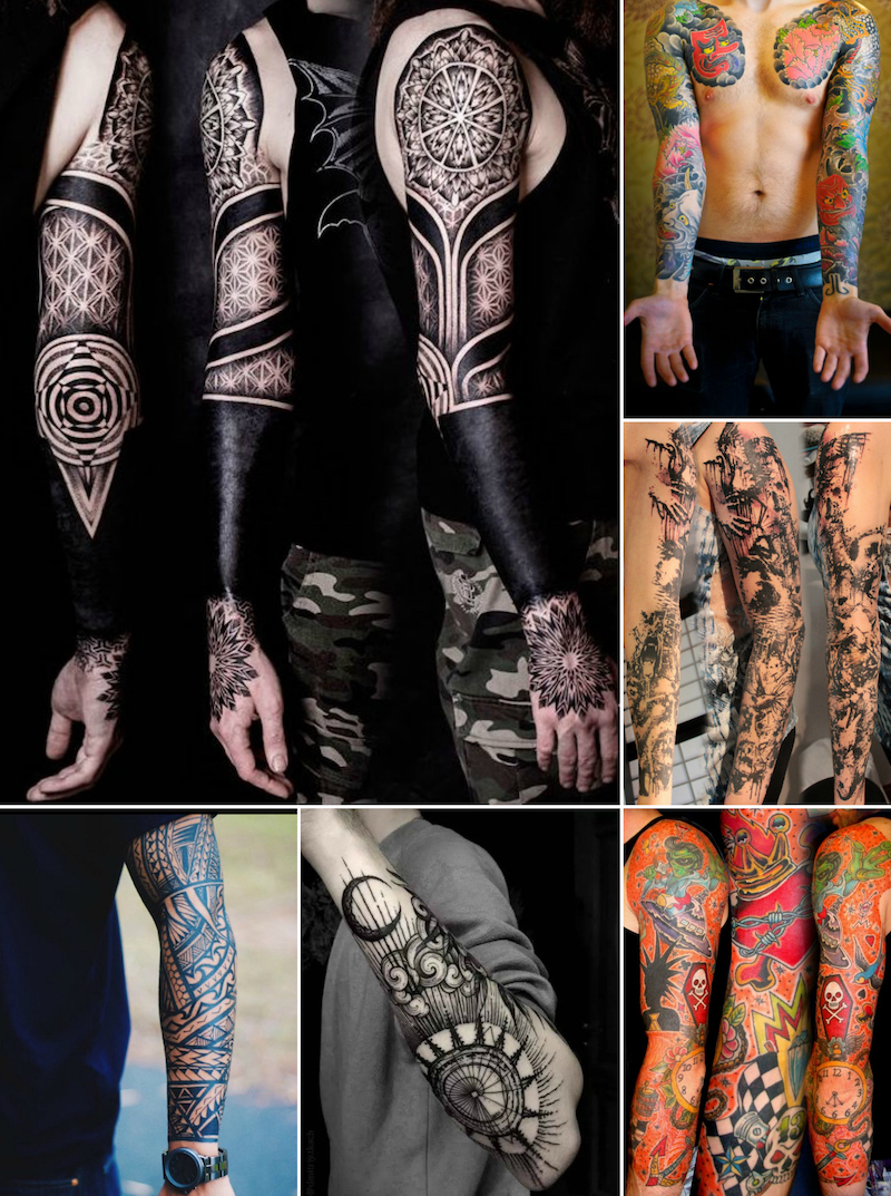  tatouage bras homme - 50-idées-styles-variés