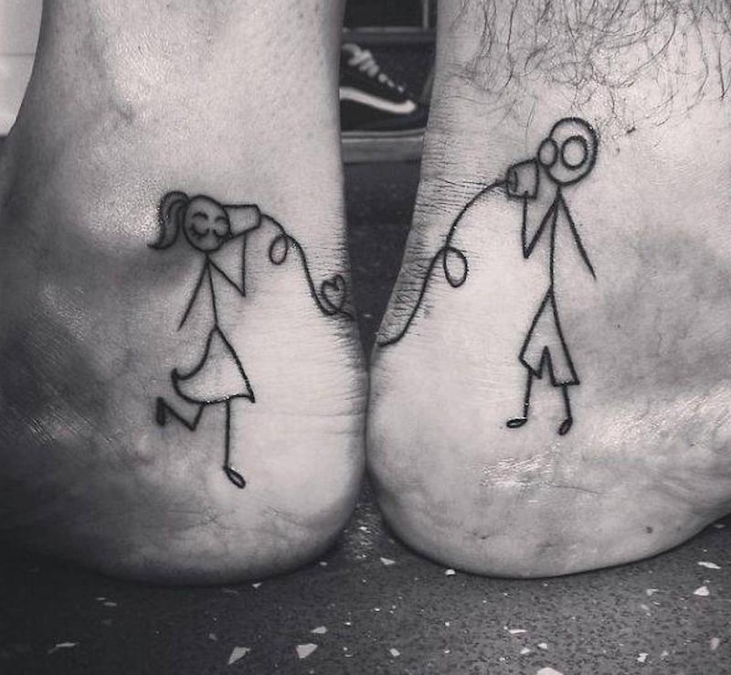 tatouage-couple-simple-amusant-fille-garçon