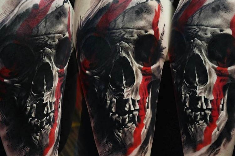 Tatouage Tête De Mort 40 Idées Memento Mori Tatouage En Styles Variés