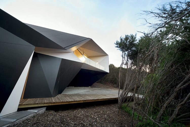 architecture-contemporaine-origami-Australie-maison-Klein-bottle