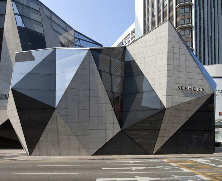 architecture contemporaine origami-centre-commercial-Kuala-Lumpur-Malaisie