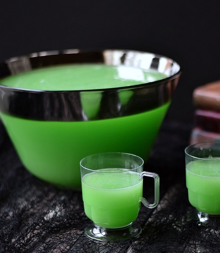 boisson-Halloween-punch-vert-idée-déco