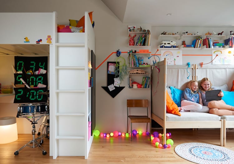 Idees Chambre Enfant Ikea Union De Meubles Pratiques Et Deco Coloree