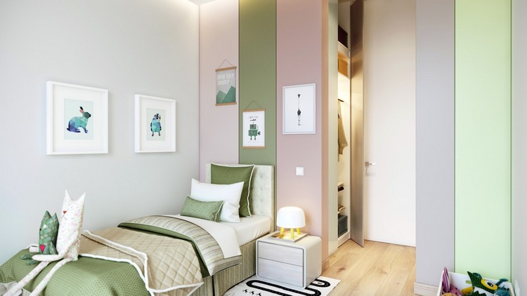 chambre-enfant-design-idée-couleur-élégant