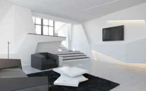 déconstructivisme-design-intérieur-fauteuil-canapé-concept-facetté-minimaliste