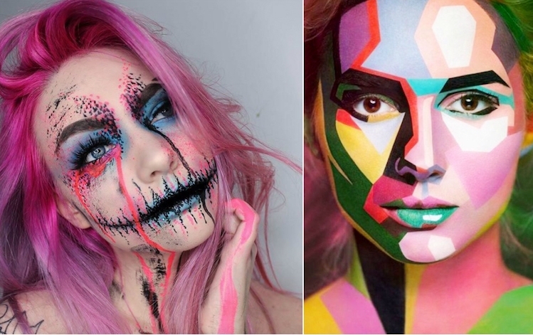idées et tuto maquillage Halloween haut-en-couleurs