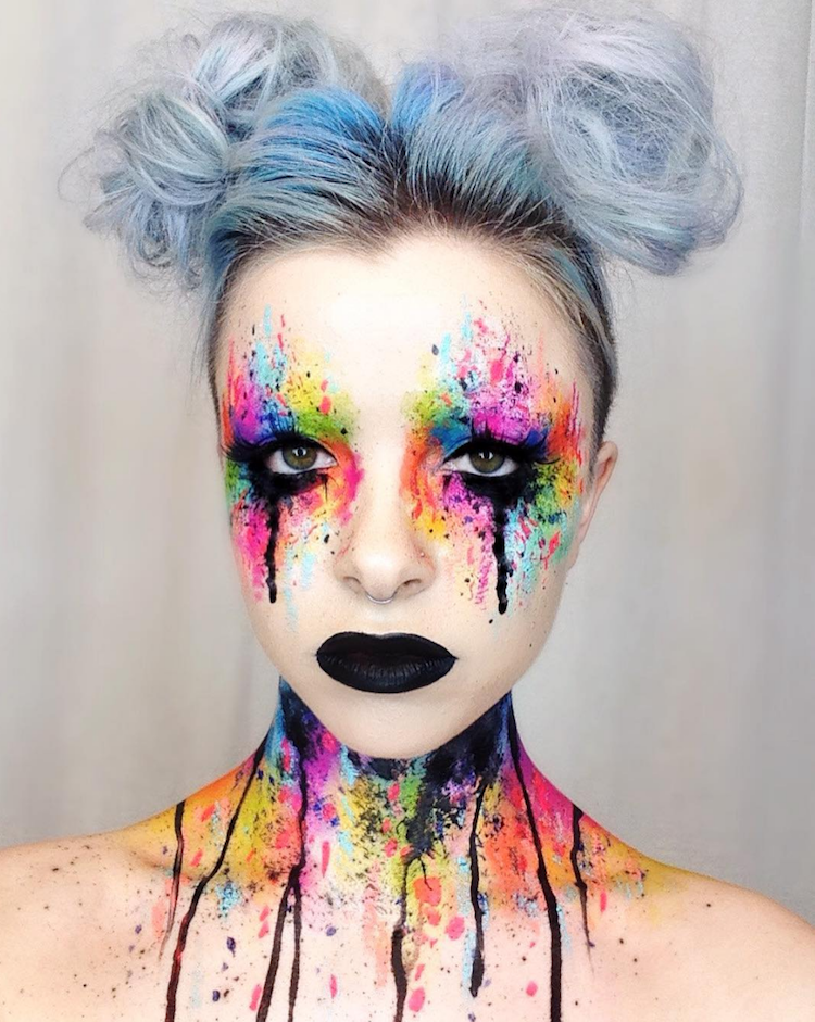 maquillage-Halloween-haut-en-couleurs-explosion-couleurs