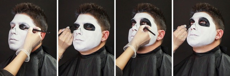 maquillage halloween homme tutoriel