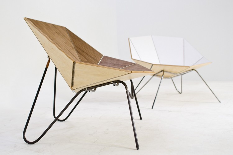 origami inspiré mobilier idée chaise bois metal
