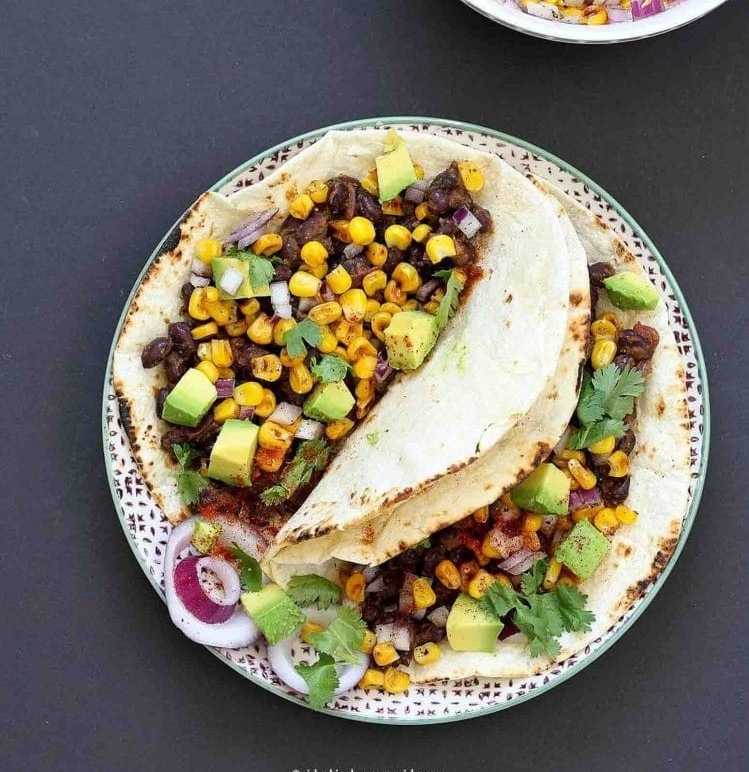 recette tacos mexicain vegan saine végétarienne délicieuse