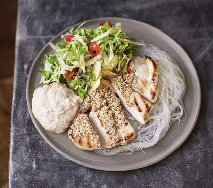 recettes-Jamie-Oliver-poulet-sésame-nouilles-salade