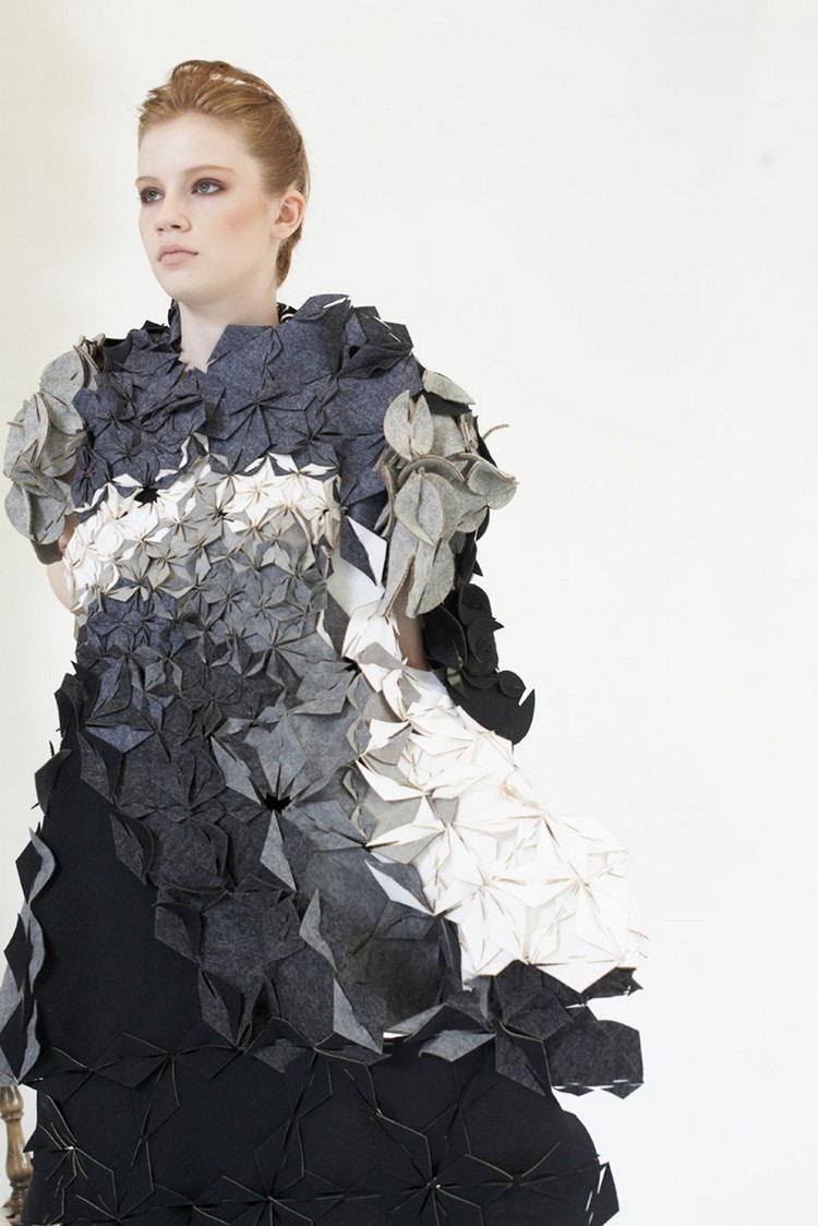 tendance-fashion-origami-robe-omrée-blanc-noir-mode-femme