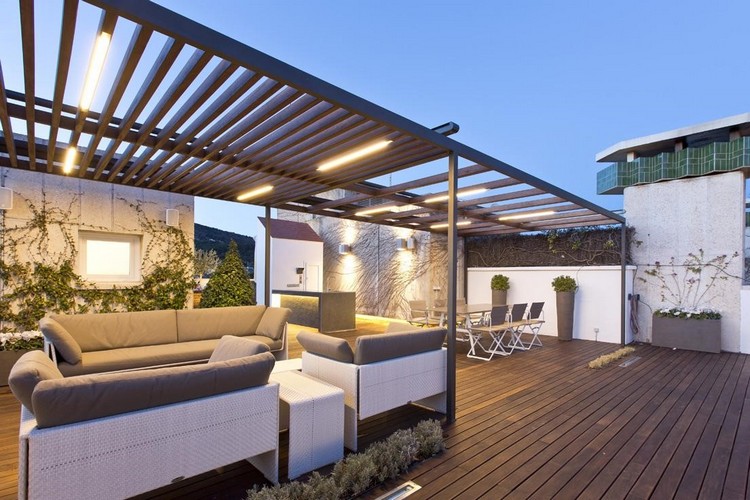 terrasses modernes en-bois-maison-design-extérieur-aménagement