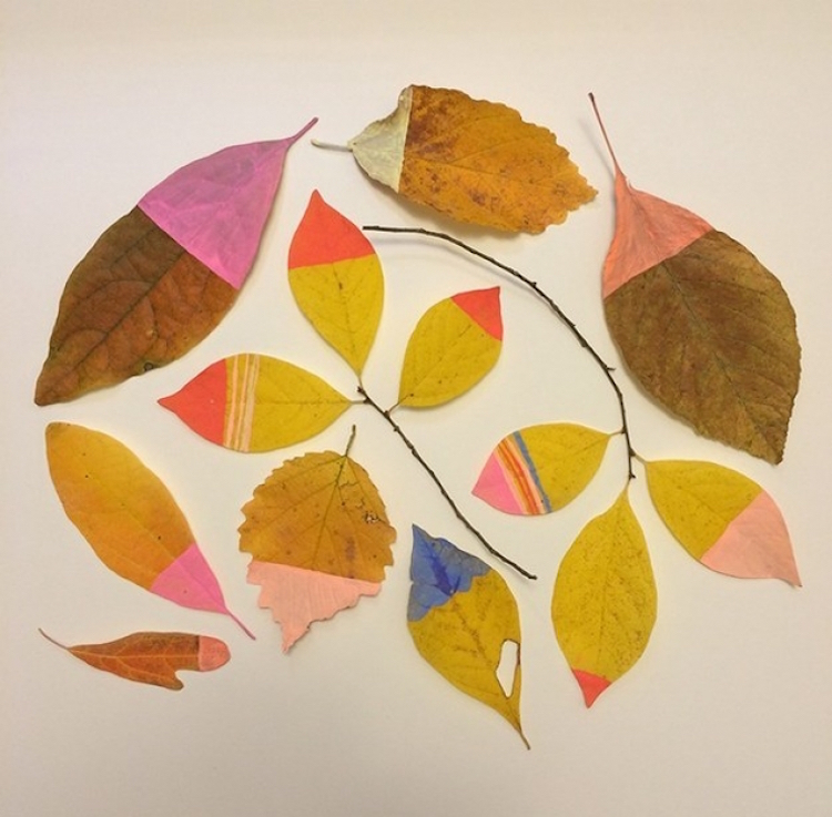 activités feuilles automne maternelle décoration chic
