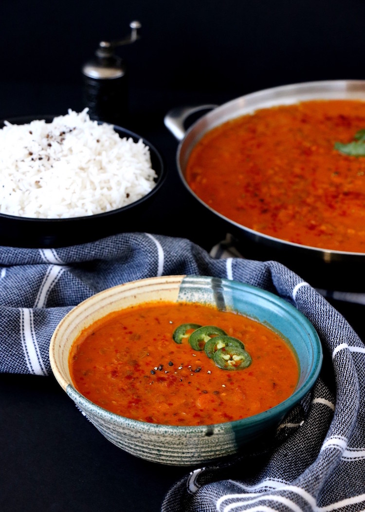 aliments riches en protéines curry lentilles pаprika