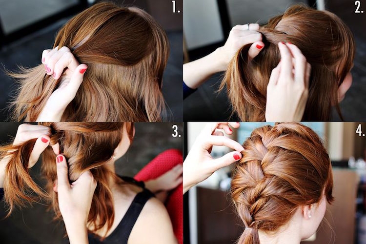Suivez nos pas à pas de coiffure facile pour cheveux mi long à faire