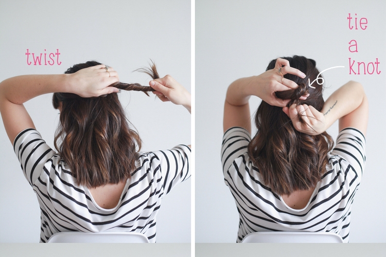Suivez nos pas à pas de coiffure facile pour cheveux mi long à faire
