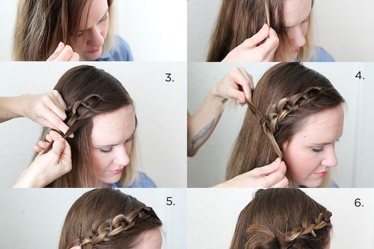 Suivez nos pas à pas de coiffure facile pour cheveux mi long à faire
