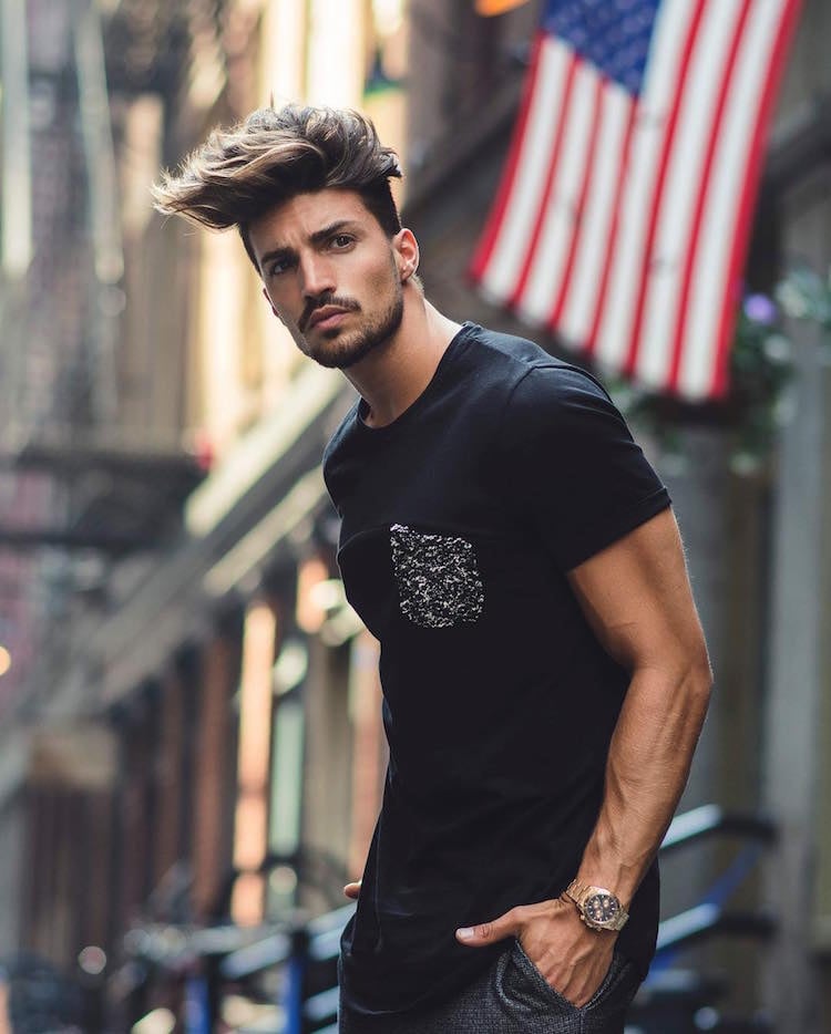 coiffure homme hipster cheveux messy style casual