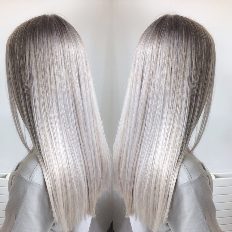 coloration cheveux techniques différentes la chevelure grise