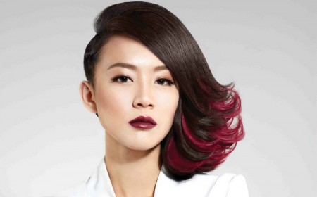 coloration cheveux techniques différentes ombré rouge