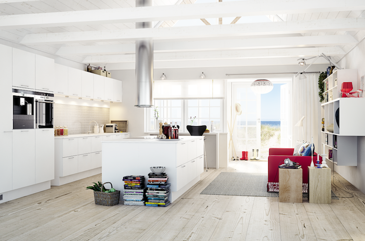 Cuisine blanche en 100 idées – tour d\'horizon des différents styles ... Cuisine blanche en 100 idées – tour d\'horizon des différents styles ...