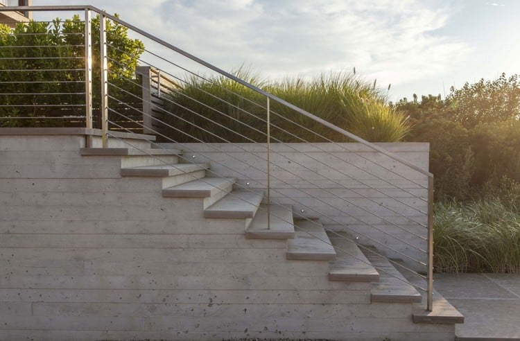 escalier exterieur en beton
