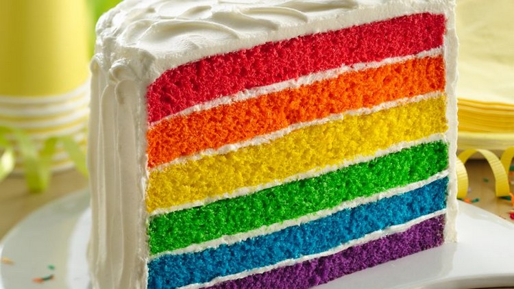 gâteau anniversaire 1 an arc-en-ciel idée fascinante préparation