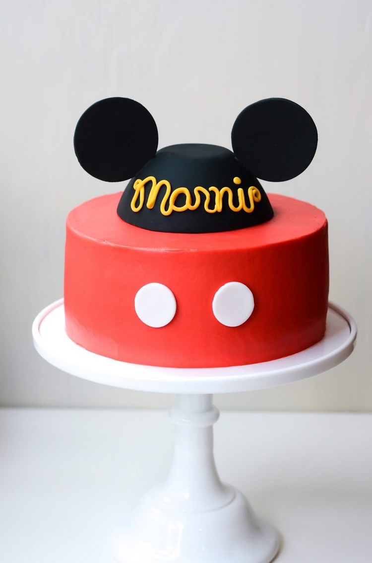 gâteau anniversaire 1 an disney mickey mouse