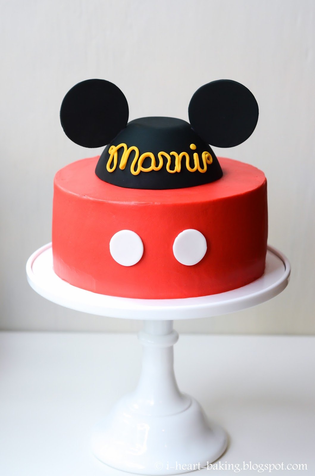 gâteau anniversaire 1 an décoration disney mickey mouse